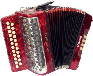 accordion red scarlatti